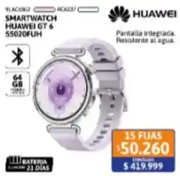 Cetrogar Huawei smartwatch gt 6 oferta