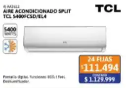 Cetrogar Tcl aire acondicionado split tcl 5400fc sd/el4 oferta