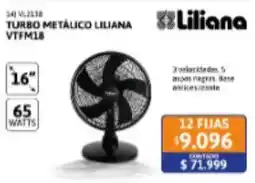Cetrogar Turbo metálico liliana oferta