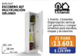 Cetrogar Orlandi escobero 407 multifuncion oferta