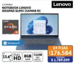 Cetrogar Lenovo notebook lenovo ideapad slim3 15amnb r5 oferta