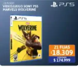 Cetrogar Sony ps5 videojuego marvels wolverine oferta