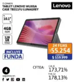 Cetrogar Lenovo tablet wuxga case tb311fu lunagrey oferta