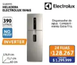 Cetrogar Electrolux heladera iw46s oferta