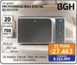 Cetrogar Bgh microondas bgH digital oferta