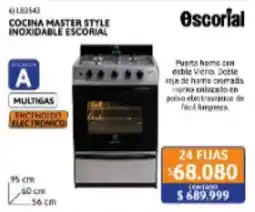 Cetrogar Escorial cocina master style inoxidable escorial oferta