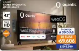 Cetrogar Quantic smart tv qt43fhdweb oferta