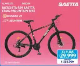 Cetrogar Saetta bicicleta r29 oferta