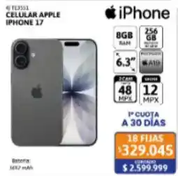 Cetrogar Apple iphone 17 oferta