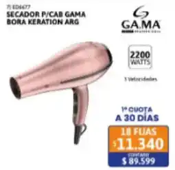 Cetrogar Gama secador p/cab gama bora keration arg oferta