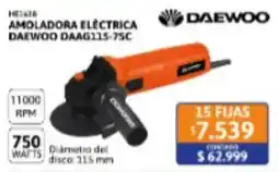 Cetrogar Daewoo amoladora eléctrica daag115-7sc oferta