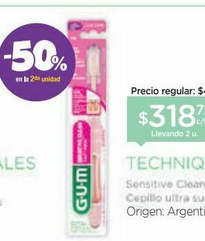 Farmacity Cepillo dental technique sensitive ultra suave. oferta