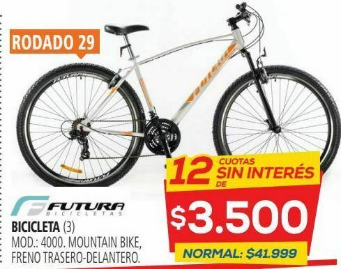 Bicicleta futura lynce 29er.t t.r29.4000 oferta en Casa del Audio