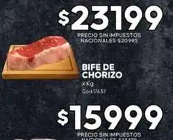 Diarco Bife de chorizo x kg cod 17637 oferta