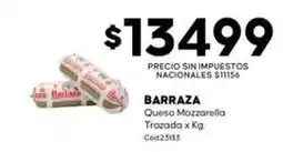 Diarco Barraza - queso mozzarella trozada x kg. c ext{ó}d25135 oferta