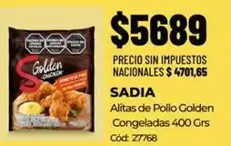 Diarco Sadia - alitas de pollo golden congeladas oferta