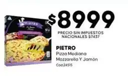 Diarco Pietro - pizza mediana mozzarella y jamón cod.24515 oferta