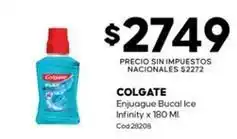 Diarco Colgate - enjuague bucal ice infinity x 180 ml. cod28208 oferta