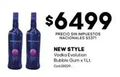 Diarco New style - vodka evolution bubble gum x 1lt. cod 28829 oferta