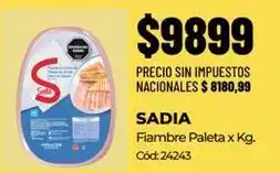Diarco Sadia - fiambreria paleta x kg. c ext{ó}d: 24243 oferta