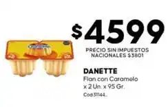 Diarco Danette - flan con caramelo x 2 un. 95 gr. c uevo31144 oferta
