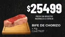 Diarco Bife de chorizo x kg. cód:17637 oferta