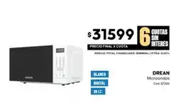 Diarco Drean - microondas cod 87286 oferta