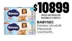 Diarco Babysec - pañales ultrasoft hiperpack cód:50478 oferta