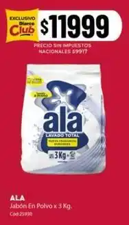 Diarco Ala - jabón en polvo oferta