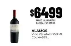 Diarco Alamos - vino varietal x 750 ml. cód:44895 oferta