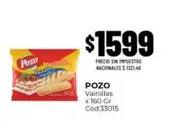 Diarco Pozo - vainillas c uevo:33015 oferta