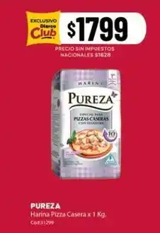 Diarco Pureza - harina pizza casera oferta