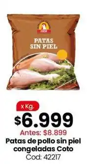 Coto Coto - patas de pollo sin piel oferta