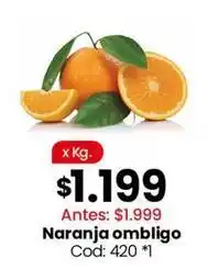 Coto Naranja ombligo cod: 420 *1 oferta
