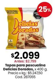 Coto Delicias doradas - tapas para pascualina oferta
