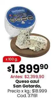 Coto Queso azul oferta