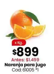 Coto Naranja para jugo cod: 61005 *1 oferta