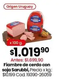 Coto Origen - fiambrerde cerdo con soja oferta