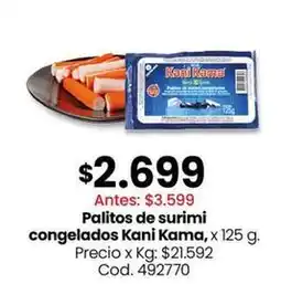 Coto Kani kama - palitos de surimi congelados oferta