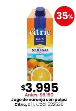 Coto Citric - jugo de naranja con pulpa oferta