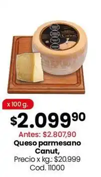 Coto Canut - queso parmesano oferta