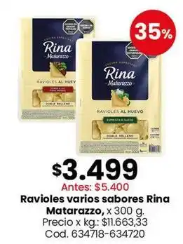 Matarazzo - ravioles varios sabores