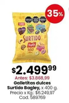 Bagley - surtido , x 400 g