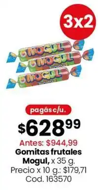 Coto Mogul - gomitas frutales oferta