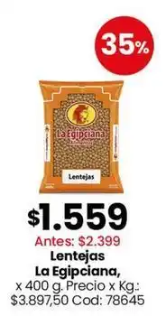 Coto La egipciana - lentejas oferta