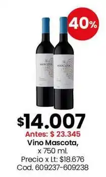 Coto Vino mascota oferta