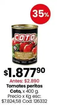 Coto Coto - tomates peritas oferta