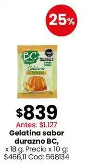 Coto Bc - gelatina sabor durazno, cod: 568134 oferta
