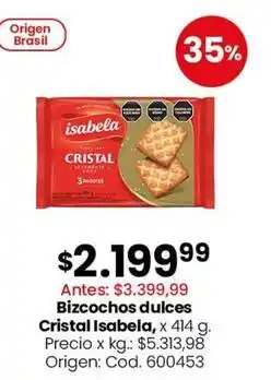 Coto Origen - bizcochos dulces cristal oferta