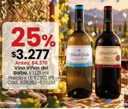 Coto Balbo - vino viñas del , x 1.125 ml oferta
